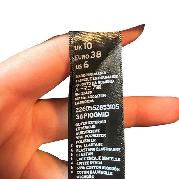 NWT! Topshop blue velvet romper. Size 6 - Picture 12 of 14